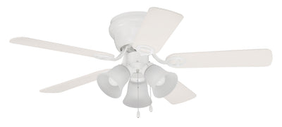 Craftmade - WC42WW5C3F - 42"Ceiling Fan - Wyman 3 Light - White