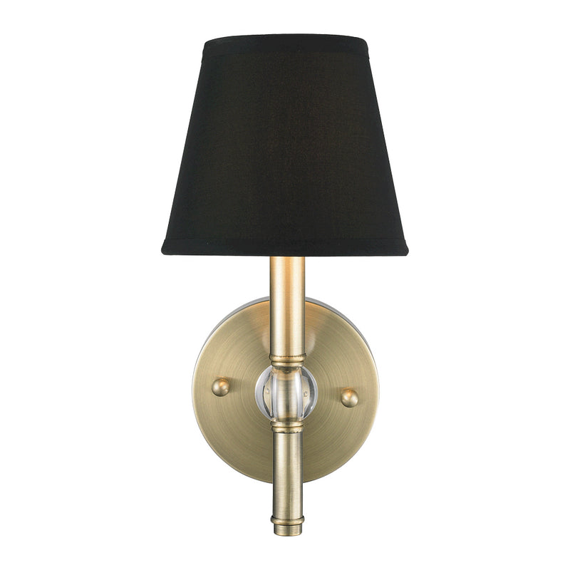 Golden - 3500-1W AB-GRM - One Light Wall Sconce - Waverly AB - Aged Brass