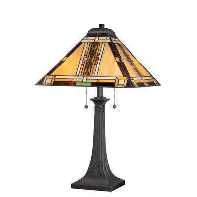 Quoizel - TFNO6325VA - Two Light Table Lamp - Navajo - Valiant Bronze