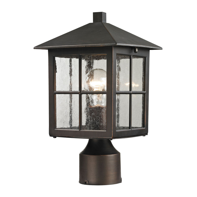 ELK Home - 8201EP/70 - One Light Outdoor Post Mount - Shaker Heights - Hazelnut Bronze