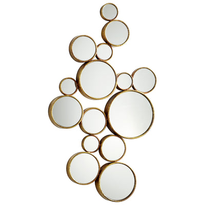 Cyan - 05825 - Mirror - Bubbles - Gold