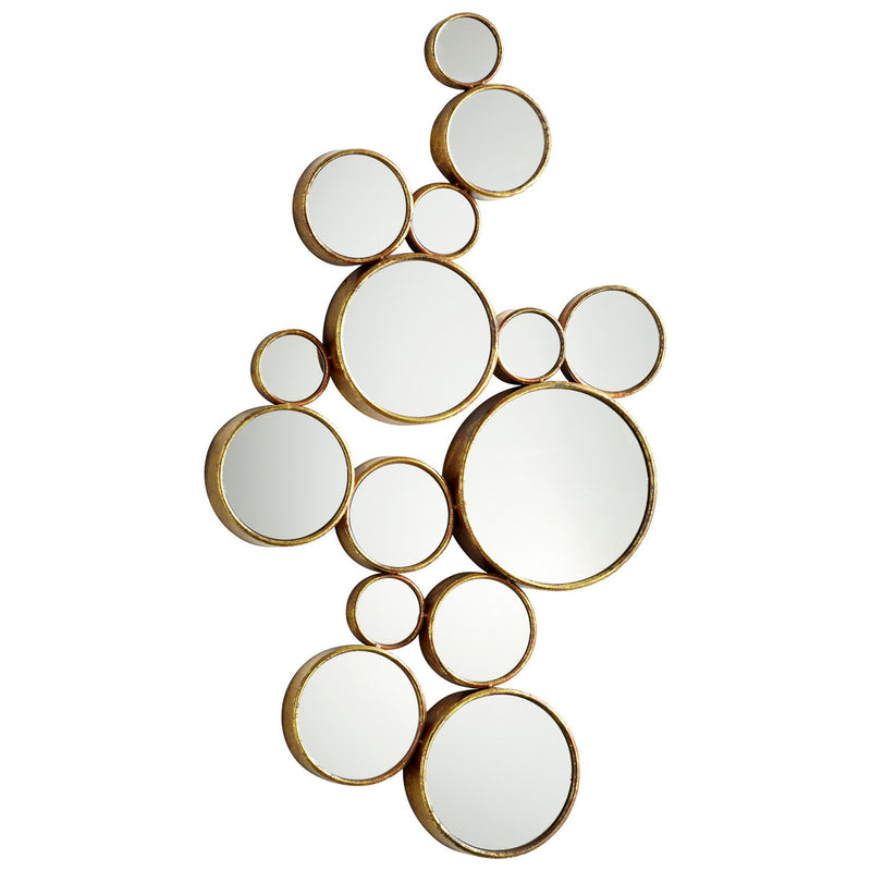 Cyan - 05825 - Mirror - Bubbles - Gold