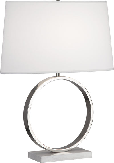 Robert Abbey - 2791 - One Light Table Lamp - Logan - Polished Nickel