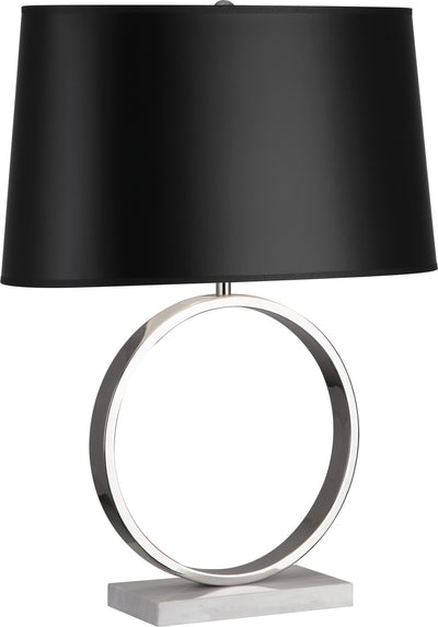 Robert Abbey - 2791B - One Light Table Lamp - Logan - Polished Nickel