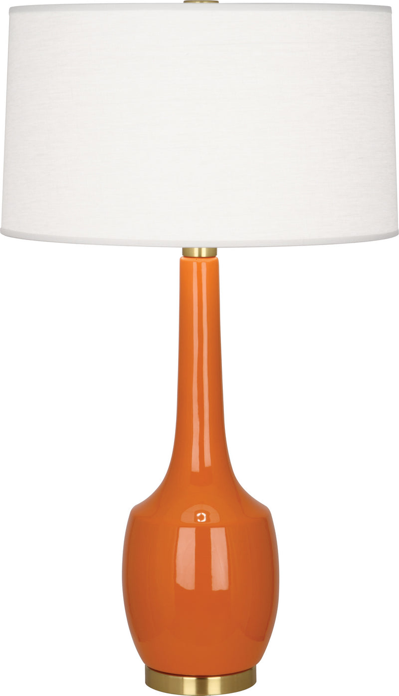 Robert Abbey - PM701 - One Light Table Lamp - Delilah - Pumpkin Glazed