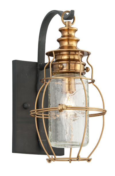 Troy Lighting - B3571 - One Light Wall Lantern - Little Harbor - Aged Brass