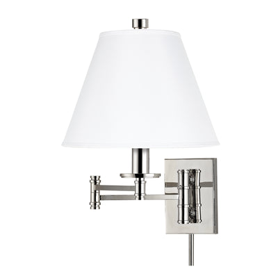 Hudson Valley - 7721-PN-WS - One Light Wall Sconce - Claremont - Polished Nickel