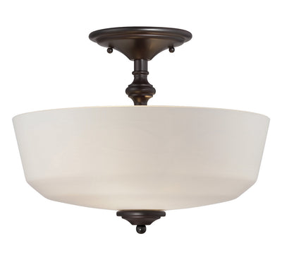 Savoy House - 6-6835-2-13 - Two Light Semi-Flush Mount - Melrose - English Bronze