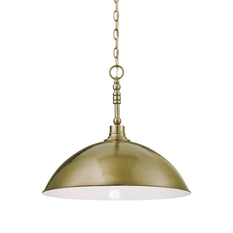 Craftmade - 35993-LB - One Light Pendant - Timarron - Legacy Brass