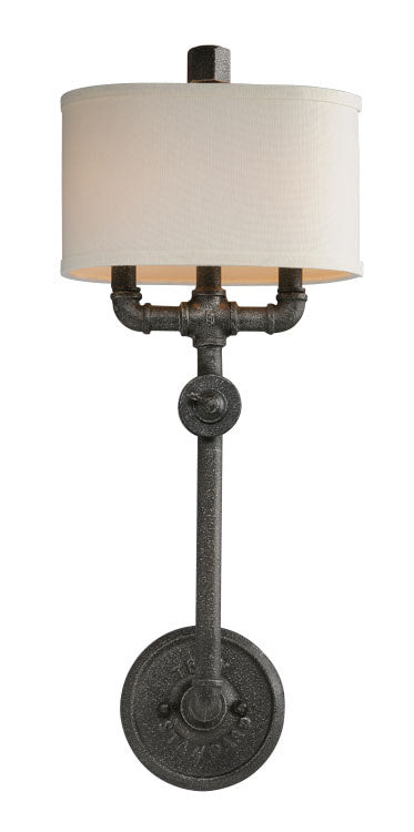 Troy Lighting - B3811 - Two Light Wall Sconce - Conduit - Old Silver