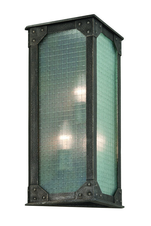 Troy Lighting - B3874 - Three Light Wall Lantern - Hoboken - Aged Pewter