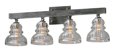 Troy Lighting - B3954 - Four Light Bath - Menlo Park - Old Silver