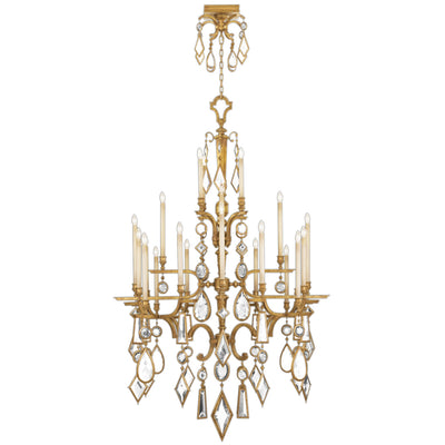 Fine Art - 714640-3ST - 24 Light Chandelier - Encased Gems - Gold