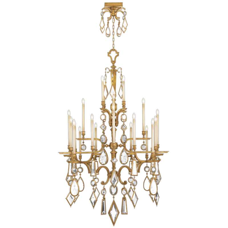 Fine Art - 714640-3ST - 24 Light Chandelier - Encased Gems - Gold