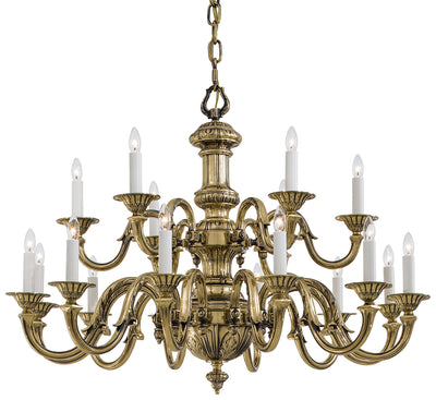 Metropolitan - N700218 - 18 Light Chandelier - Metropolitan - Classic Brass