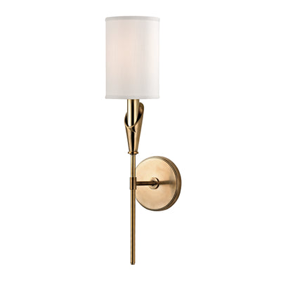 Hudson Valley - 1311-AGB - One Light Wall Sconce - Tate - Aged Brass