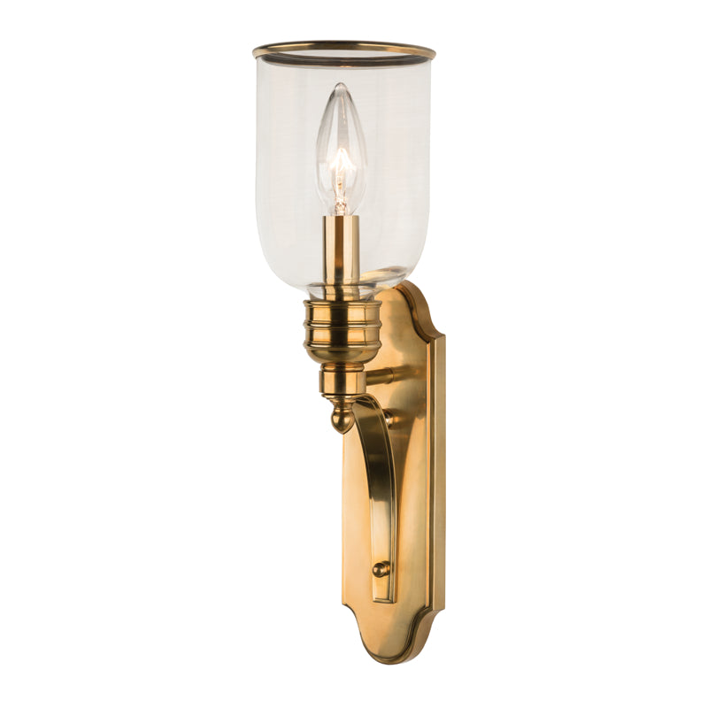 Hudson Valley - 2131-AGB - One Light Wall Sconce - Beekman - Aged Brass