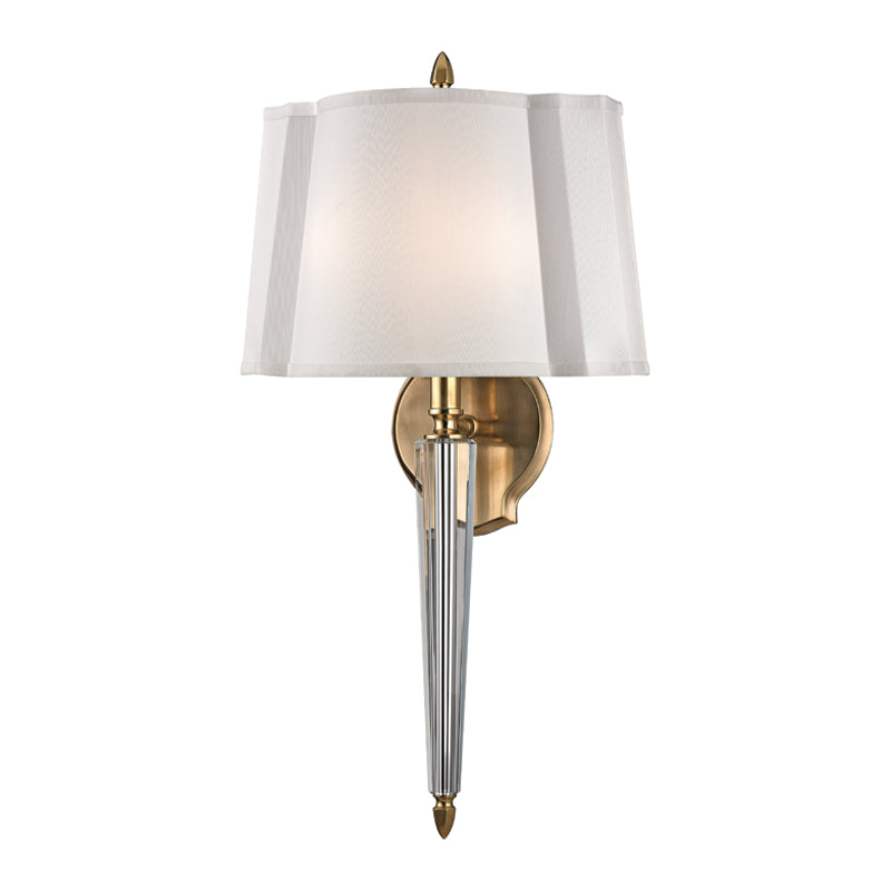 Hudson Valley - 3611-AGB - Two Light Wall Sconce - Oyster Bay - Aged Brass