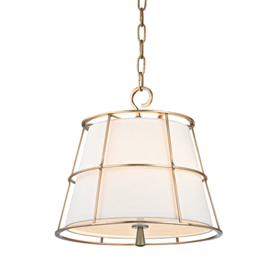 Hudson Valley - 9816-AGB - Two Light Pendant - Savona - Aged Brass