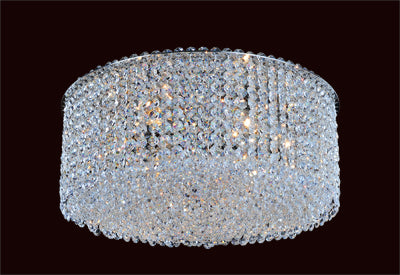 Allegri - 11665-010-FR001 - Eight Light Flush Mount - Milieu Metro - Chrome