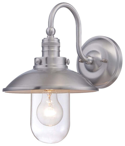 Minka-Lavery - 71163-A144 - One Light Wall Mount - Downtown Edison - Brushed Stainless Steel