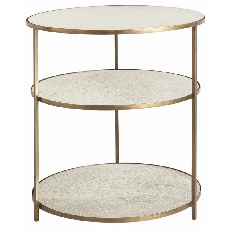 Arteriors - 6553 - Side Table - Percy - Antique Brass