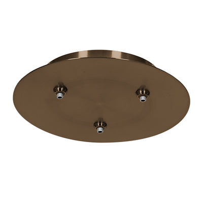 Access - 87120UJ-BRZ - Three-Port Round Canopy - Unijack - Bronze