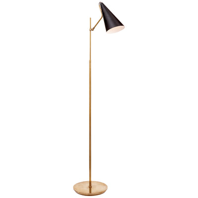 Visual Comfort Signature - ARN 1010HAB-BLK - One Light Floor Lamp - Clemente - Brass with Black