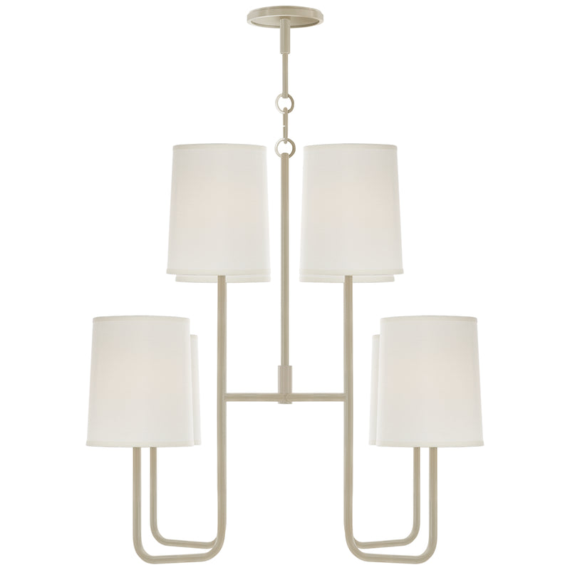 Visual Comfort Signature - BBL 5081CW-S - Eight Light Chandelier - go lightly - China White