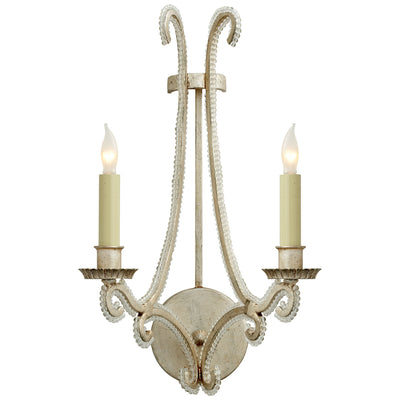 Visual Comfort Signature - CHD 2550BSL-CG - Two Light Wall Sconce - Oslo - Burnished Silver Leaf