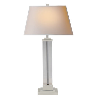 Visual Comfort Signature - S 3701PN-NP - One Light Table Lamp - Wright - Polished Nickel