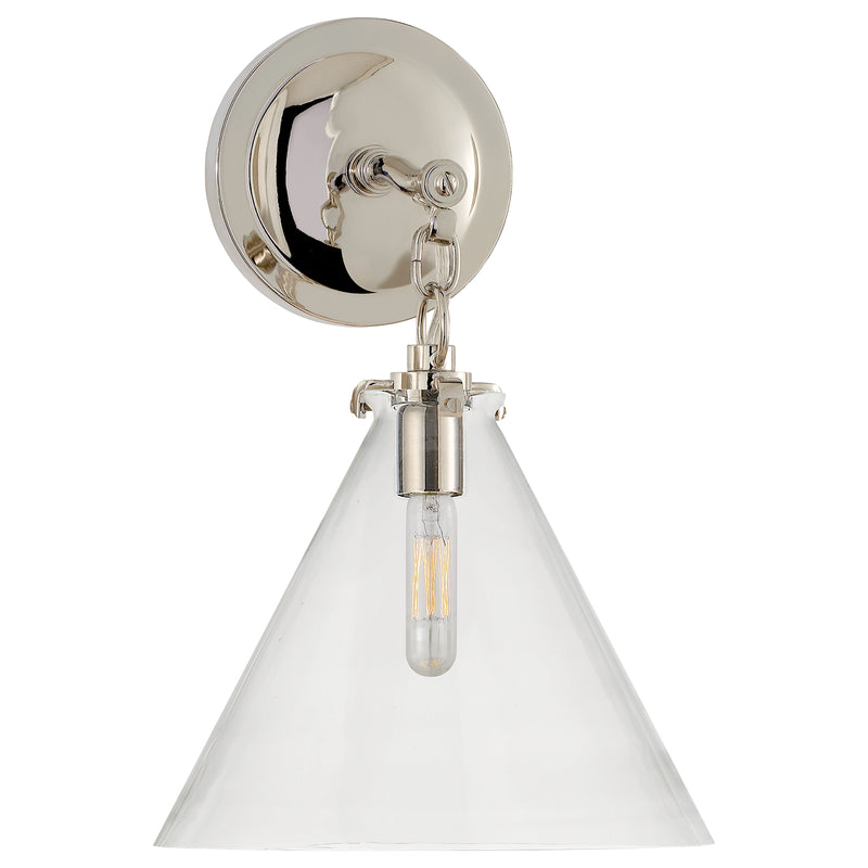 Visual Comfort Signature - TOB 2225PN/G6-CG - One Light Wall Sconce - Katie6 - Polished Nickel