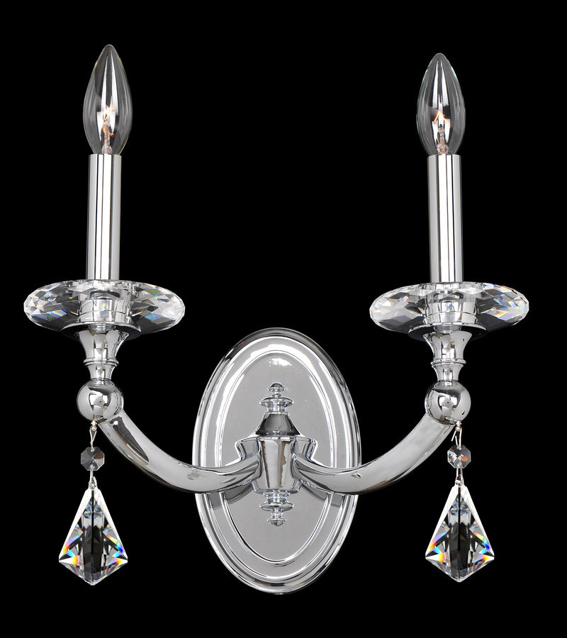 Allegri - 012122-010-FR001 - Two Light Wall Bracket - Floridia - Chrome