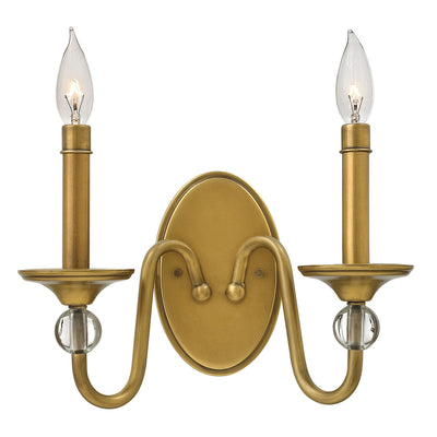 Hinkley - 4952HB - LED Wall Sconce - Eleanor - Heritage Brass
