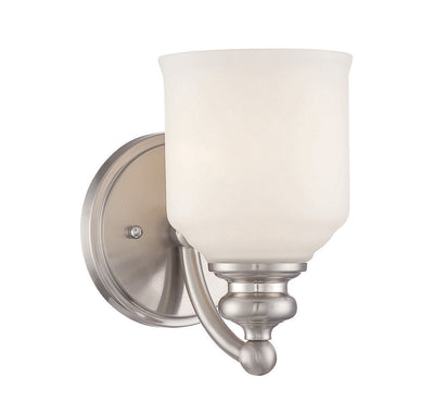 Savoy House - 9-6836-1-SN - One Light Wall Sconce - Melrose - Satin Nickel