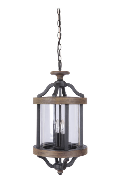 Craftmade - Z7921-TBWB - Two Light Pendant - Ashwood - Textured Black / Whiskey Barrel