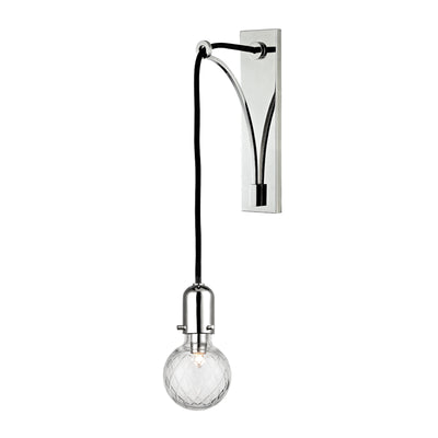 Hudson Valley - 1101-PN - One Light Wall Sconce - Marlow - Polished Nickel