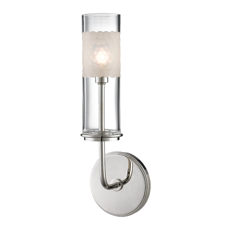 Hudson Valley - 3901-PN - One Light Wall Sconce - Wentworth - Polished Nickel