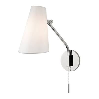 Hudson Valley - 6341-PN - One Light Swing Arm Wall Sconce - Patten - Polished Nickel