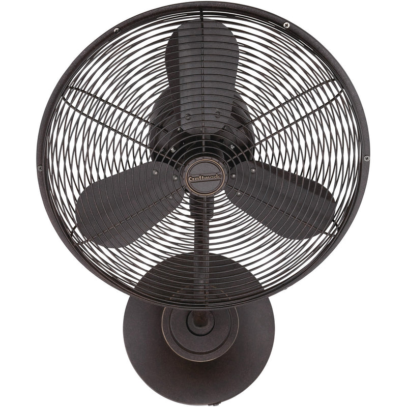 Craftmade - BW116AG3-HW - 14`` Wall Fan - Bellows I Hard-wired - Aged Bronze Textured
