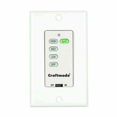 Craftmade - UCI-WALL - Wall Control Only - Universal Intelligent Controls - White