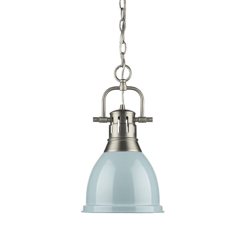 Golden - 3602-S PW-SF - One Light Pendant - Duncan PW - Pewter