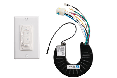 Kichler - 370036WHTR - 6 Speed DC Wall Transmitter - Accessory - White Material (Not Painted)
