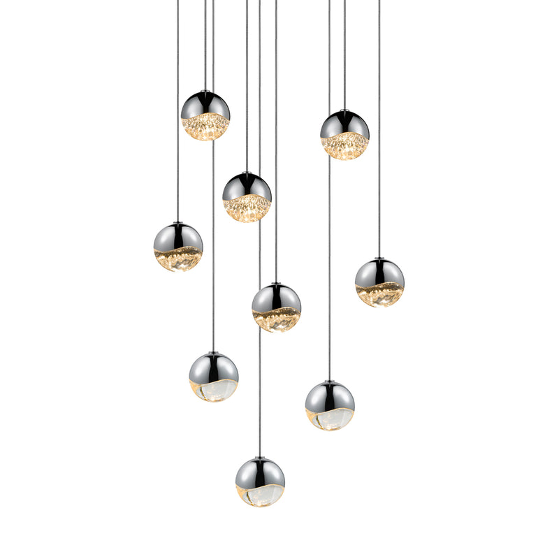Sonneman - 2916.01-SML - LED Pendant - Grapes - Polished Chrome