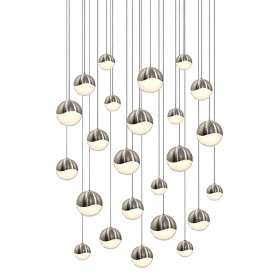 Sonneman - 2918.13-AST - LED Pendant - Grapes - Satin Nickel