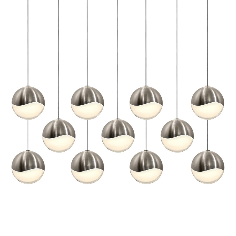 Sonneman - 2922.13-LRG - LED Pendant - Grapes - Satin Nickel