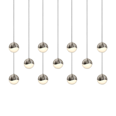 Sonneman - 2922.13-SML - LED Pendant - Grapes - Satin Nickel