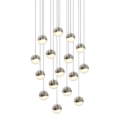 Sonneman - 2923.13-MED - LED Pendant - Grapes - Satin Nickel