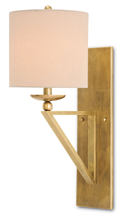 Currey and Company - 5181 - One Light Wall Sconce - Anthology - Vintage Brass