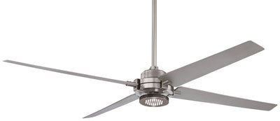 Minka Aire - F726-BN/SL - 60``Ceiling Fan - Spectre - Brushed Nickel W/ Silver